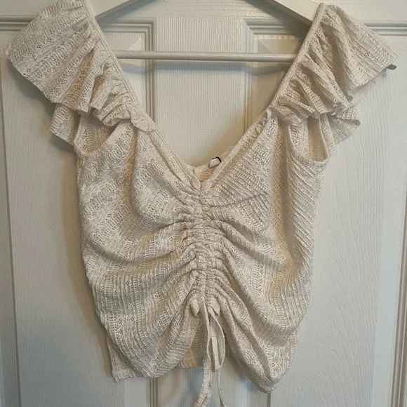 Mango Ruched openwork top - Picture 10 of 10